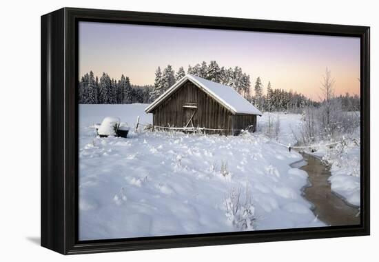 Frozen Shelter-Andreas Stridsberg-Framed Stretched Canvas