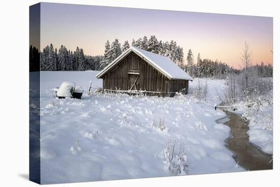 Frozen Shelter-Andreas Stridsberg-Framed Stretched Canvas