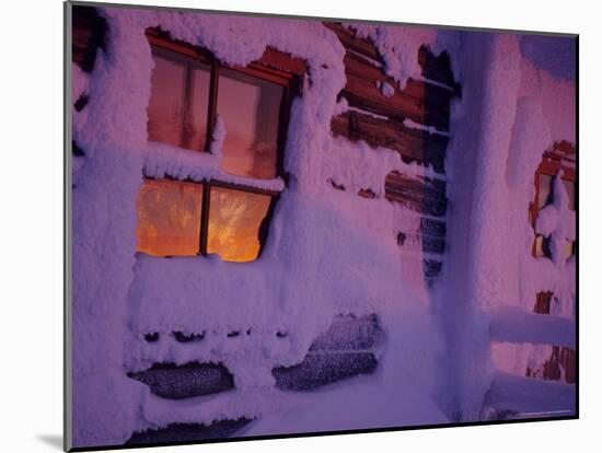 Frozen Window, Lapland, Finland-Daisy Gilardini-Mounted Photographic Print