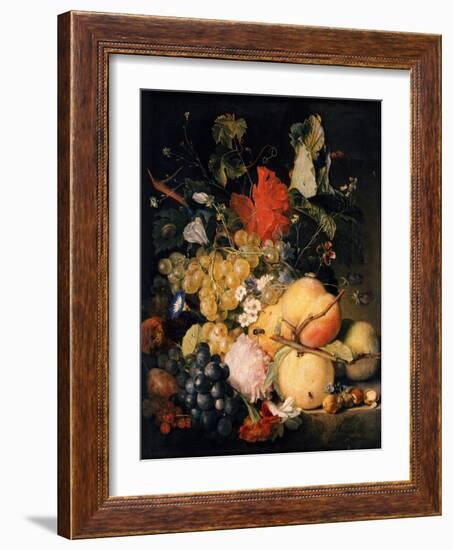 Früchte, Blumen und Insekten-Jan van Huysum-Framed Giclee Print