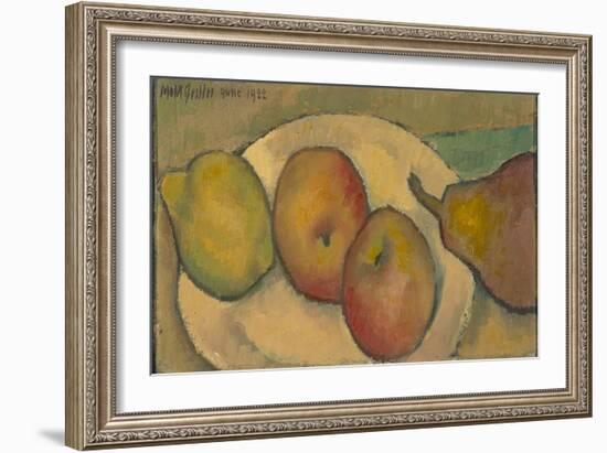 Fruit, 1922 (Oil on Cardboard)-Mark Gertler-Framed Giclee Print