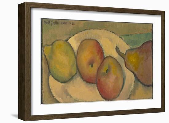 Fruit, 1922 (Oil on Cardboard)-Mark Gertler-Framed Giclee Print