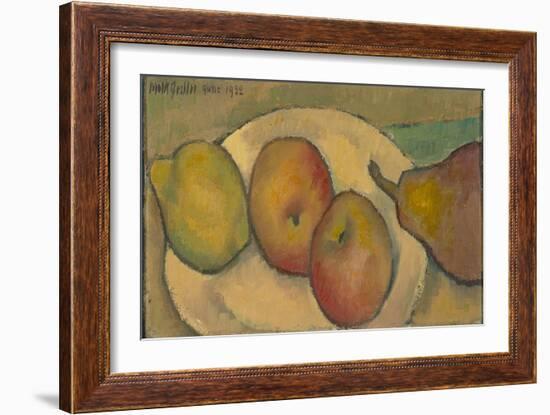 Fruit, 1922 (Oil on Cardboard)-Mark Gertler-Framed Giclee Print