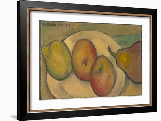 Fruit, 1922 (Oil on Cardboard)-Mark Gertler-Framed Giclee Print