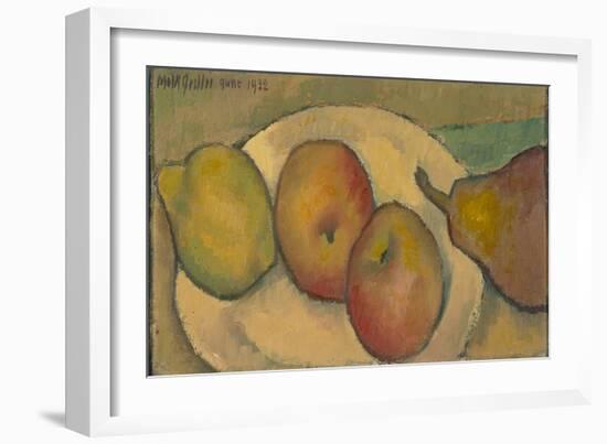 Fruit, 1922 (Oil on Cardboard)-Mark Gertler-Framed Giclee Print