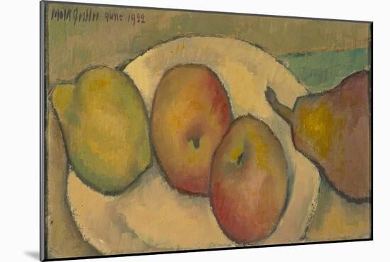 Fruit, 1922 (Oil on Cardboard)-Mark Gertler-Mounted Giclee Print