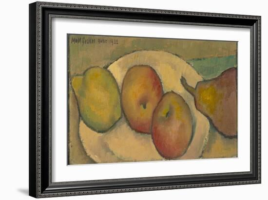 Fruit, 1922 (Oil on Cardboard)-Mark Gertler-Framed Giclee Print