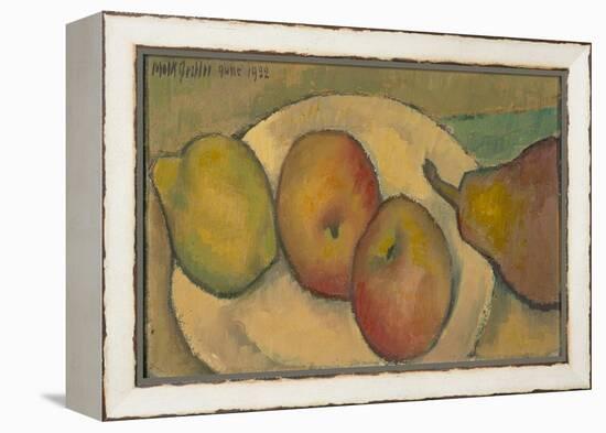 Fruit, 1922 (Oil on Cardboard)-Mark Gertler-Framed Premier Image Canvas