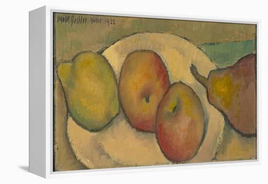 Fruit, 1922 (Oil on Cardboard)-Mark Gertler-Framed Premier Image Canvas