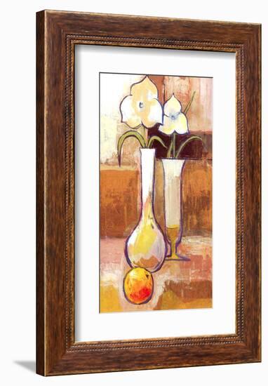 Fruit and Flower Composition-Ranz-Framed Art Print