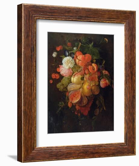 Fruit and Flowers-Jan Davidsz. de Heem-Framed Premium Giclee Print