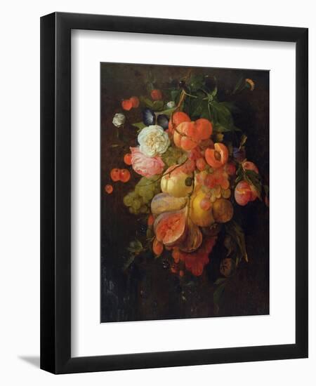 Fruit and Flowers-Jan Davidsz. de Heem-Framed Premium Giclee Print