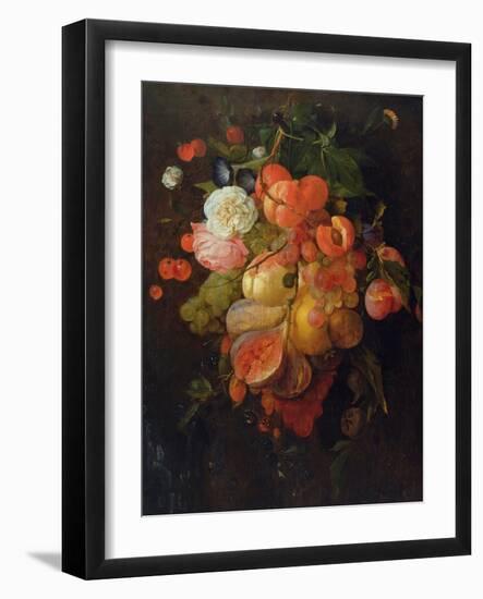 Fruit and Flowers-Jan Davidsz. de Heem-Framed Giclee Print