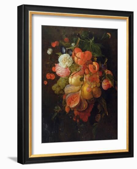 Fruit and Flowers-Jan Davidsz. de Heem-Framed Giclee Print