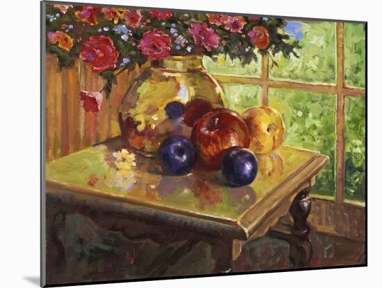 Fruit and Flowers-Hal Frenck-Mounted Giclee Print