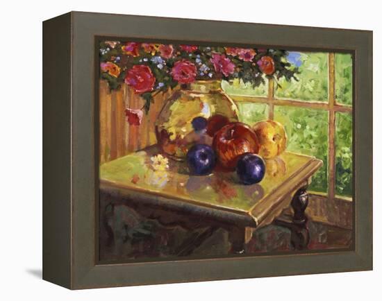 Fruit and Flowers-Hal Frenck-Framed Premier Image Canvas