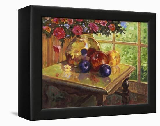 Fruit and Flowers-Hal Frenck-Framed Premier Image Canvas