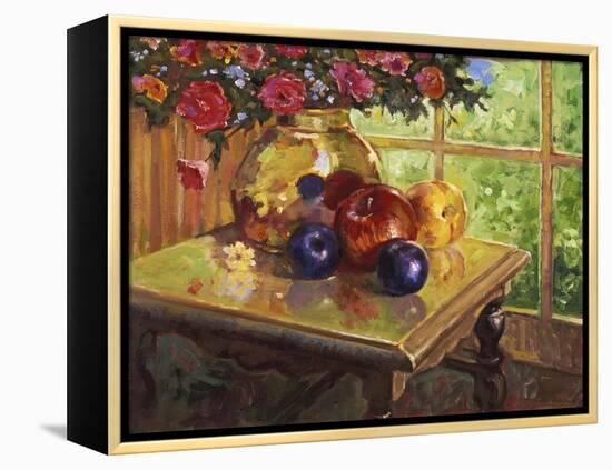 Fruit and Flowers-Hal Frenck-Framed Premier Image Canvas