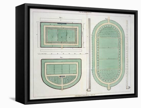 Fruit and Kitchen Gardens, from 'Hints on the Formation of Gardens and Pleasure Grounds'-English-Framed Premier Image Canvas