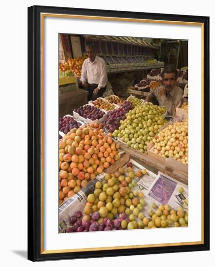 Fruit and Vegetable Market, Amman, Jordan, Middle East-Christian Kober-Framed Photographic Print