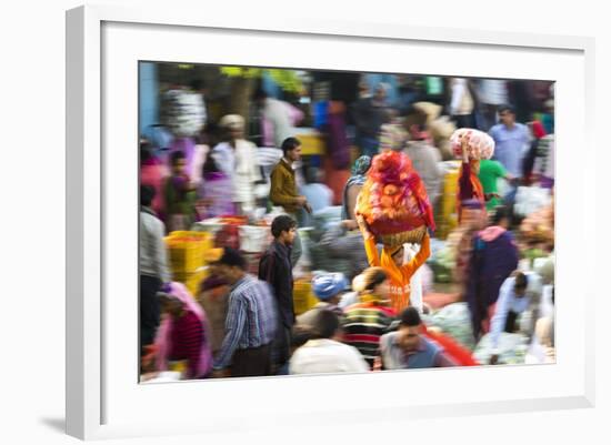 Fruit and Vegetable Market, Udaipur, Rajasthan, India-Peter Adams-Framed Photographic Print