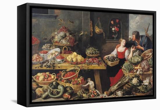 Fruit and Vegetable Market-Frans Snyders-Framed Premier Image Canvas