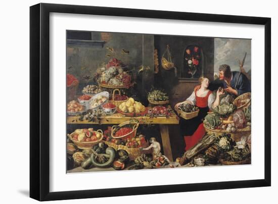 Fruit and Vegetable Market-Frans Snyders-Framed Giclee Print