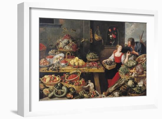 Fruit and Vegetable Market-Frans Snyders-Framed Giclee Print