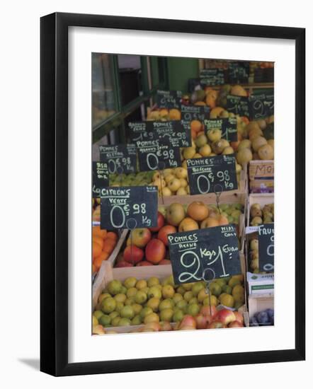 Fruit and Vegetable Shop, St. Omer, Pas De Calais, France-David Hughes-Framed Photographic Print