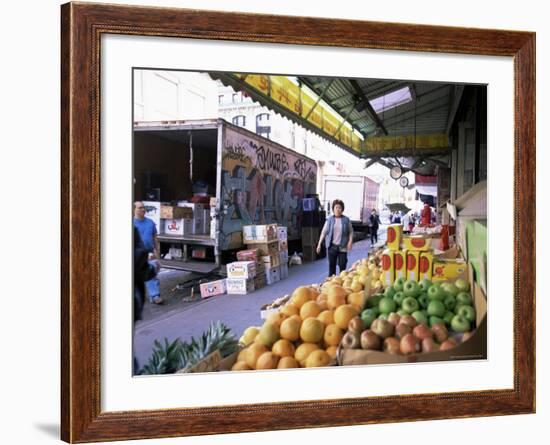 Fruit and Vegetable Stall, China Town, Manhattan, New York, New York State, USA-Yadid Levy-Framed Photographic Print