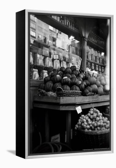 Fruit and Vegetable Stand NYC-null-Framed Stretched Canvas