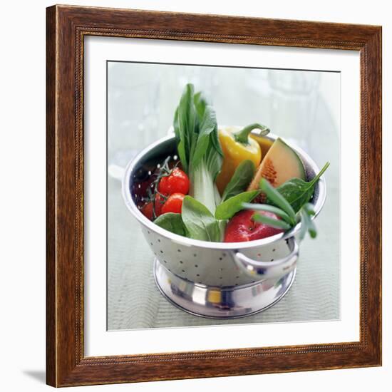 Fruit And Vegetables-David Munns-Framed Premium Photographic Print