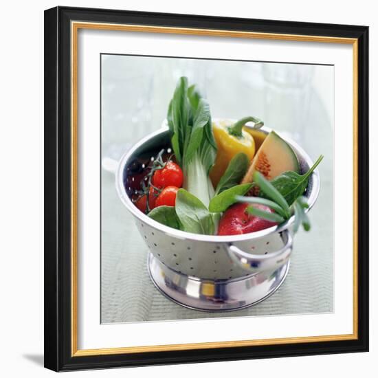 Fruit And Vegetables-David Munns-Framed Premium Photographic Print