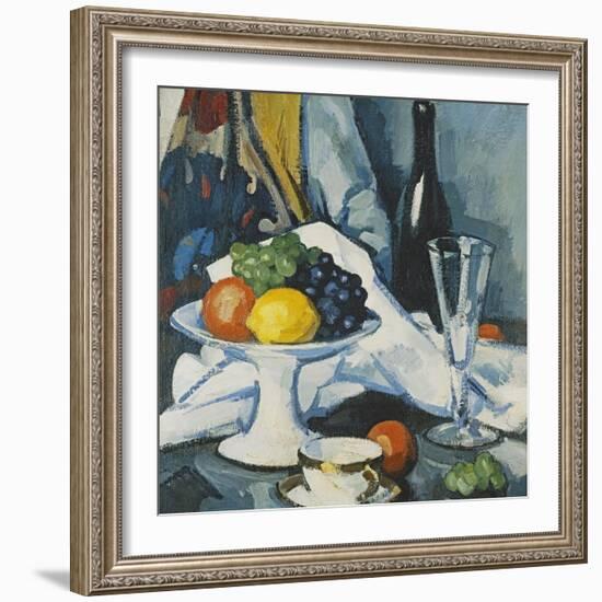 Fruit and Wine, c. 1922-Samuel John Peploe-Framed Giclee Print