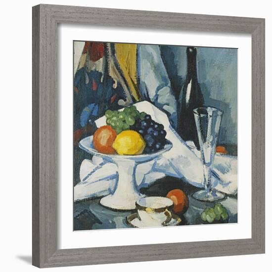 Fruit and Wine, c. 1922-Samuel John Peploe-Framed Giclee Print