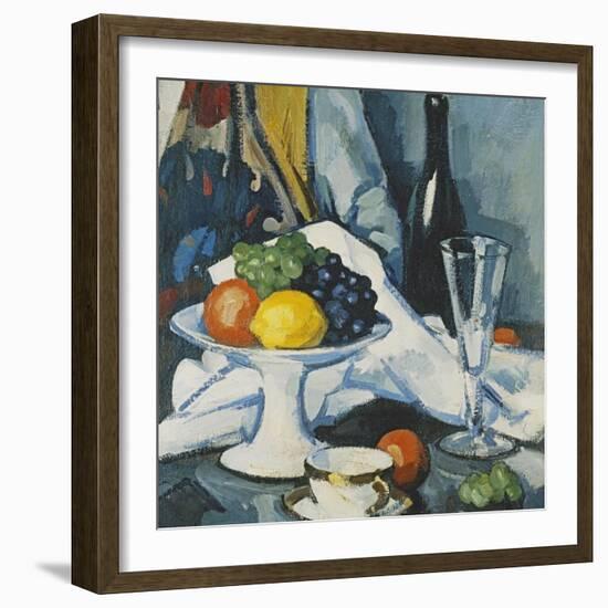 Fruit and Wine, c. 1922-Samuel John Peploe-Framed Giclee Print