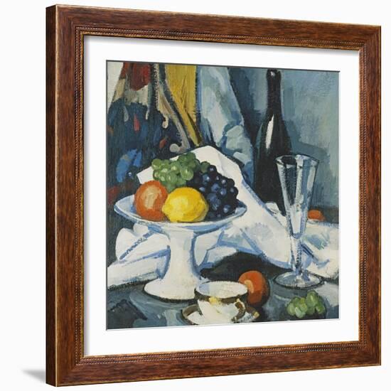 Fruit and Wine, c. 1922-Samuel John Peploe-Framed Giclee Print