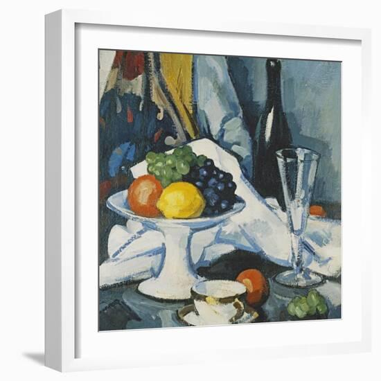 Fruit and Wine, c. 1922-Samuel John Peploe-Framed Giclee Print