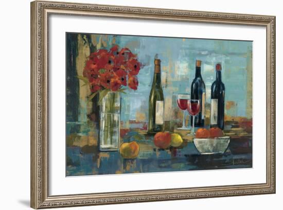 Fruit and Wine-Silvia Vassileva-Framed Art Print