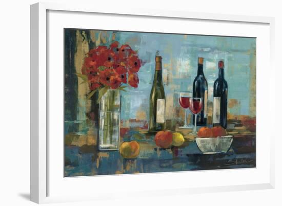 Fruit and Wine-Silvia Vassileva-Framed Art Print