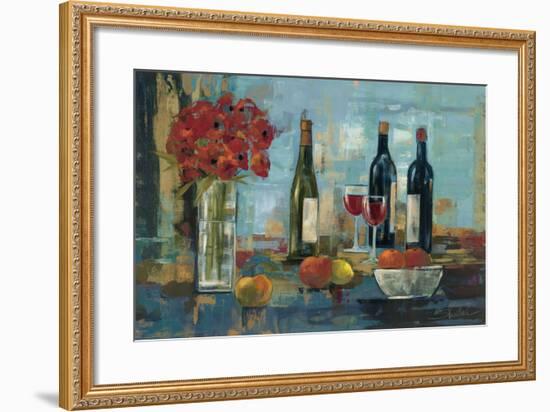 Fruit and Wine-Silvia Vassileva-Framed Art Print