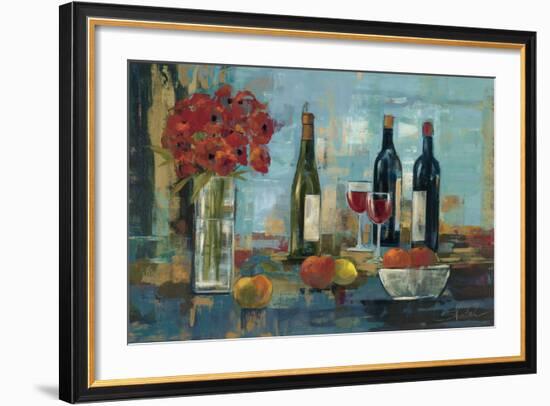 Fruit and Wine-Silvia Vassileva-Framed Art Print