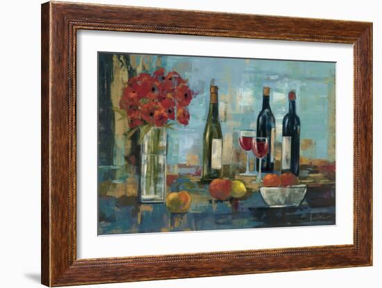 Fruit and Wine-Silvia Vassileva-Framed Premium Giclee Print