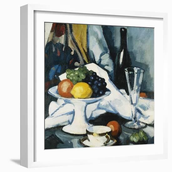 Fruit and Wine-Samuel John Peploe-Framed Giclee Print