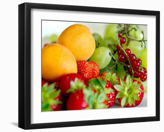 Fruit Bowl in the Saxon Village of Oberfrauenwald-null-Framed Photo