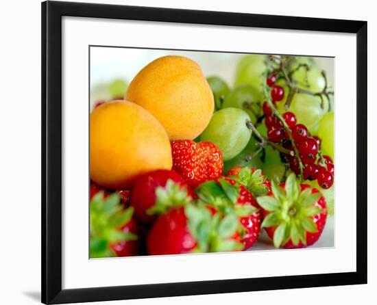 Fruit Bowl in the Saxon Village of Oberfrauenwald-null-Framed Photo