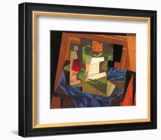 Fruit Bowl on a Tablecloth-Juan Gris-Framed Art Print