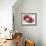 Fruit Bowl with Red Plums and Raspberries-Linda Burgess-Framed Photographic Print displayed on a wall