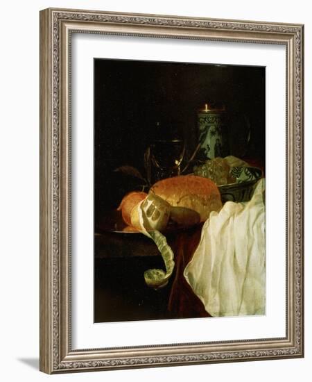 Fruit, Bread and Wine, 17th Century-Juriaen Van Streeck-Framed Giclee Print