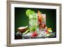 Fruit Cocktail With Dark Background-Jag_cz-Framed Photographic Print